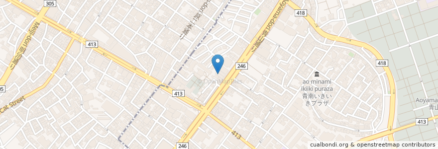Mapa de ubicacion de Le café BERTHOLLET en 日本, 東京都, 渋谷区.
