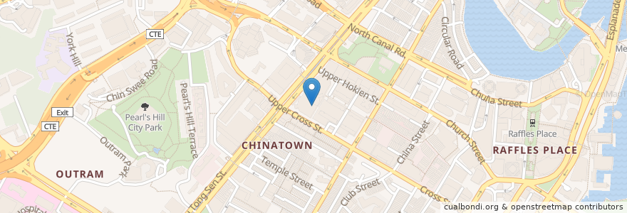Mapa de ubicacion de library@chinatown en Сингапур, Central.