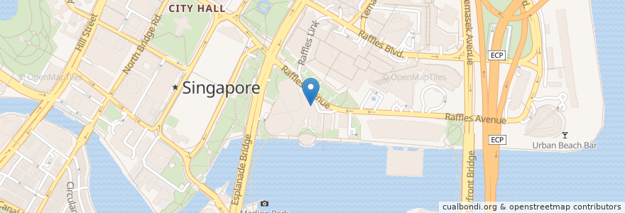 Mapa de ubicacion de library@esplanade en Singapur, Central.