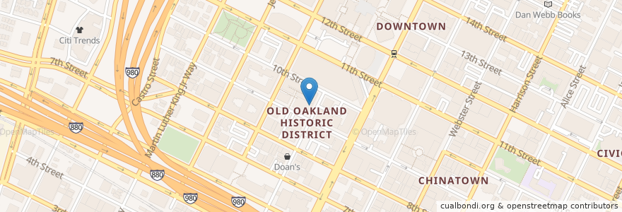 Mapa de ubicacion de Rosamunde Sausage Grill en United States, California, Alameda County, Oakland.