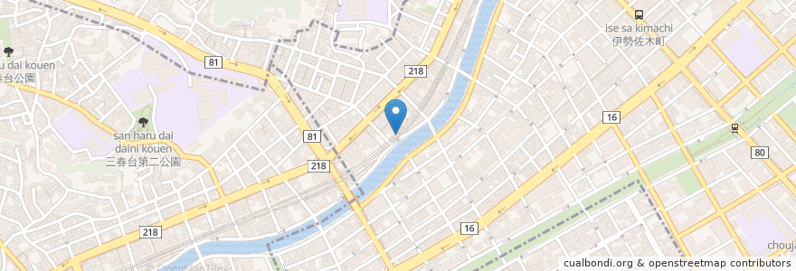 Mapa de ubicacion de 試聴室 en Japón, Prefectura De Kanagawa, Yokohama, Barrio Naka.