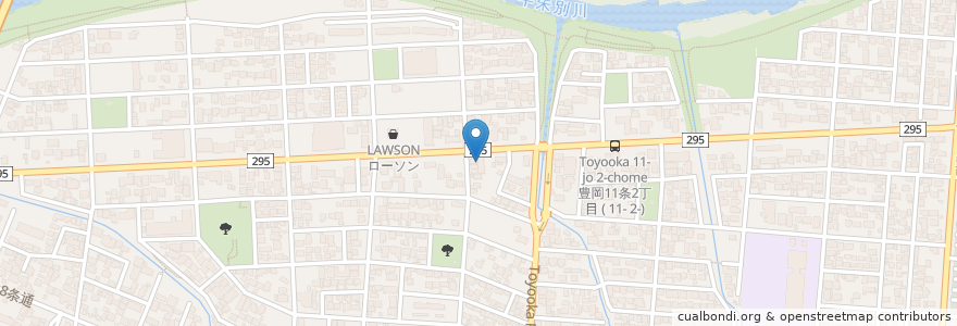 Mapa de ubicacion de Swan en Jepun, 北海道, 上川総合振興局, 旭川市.