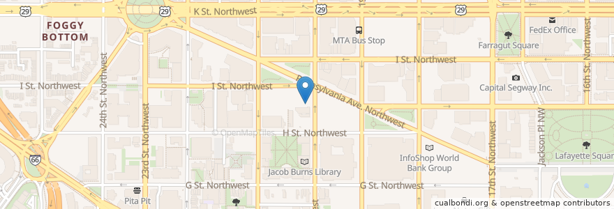 Mapa de ubicacion de Paul Bakery en Stati Uniti D'America, Washington, Washington.