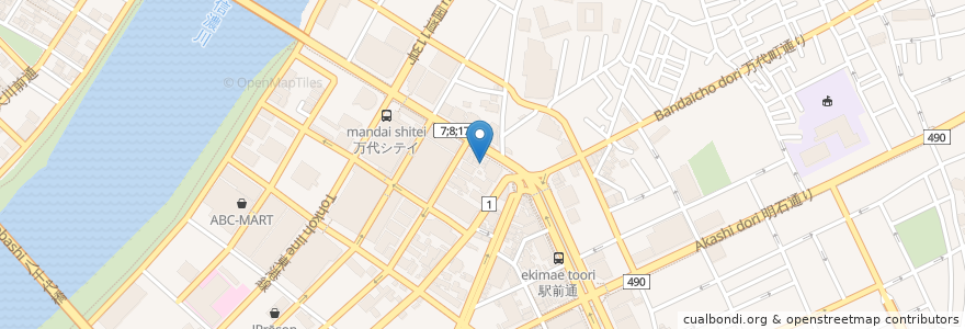Mapa de ubicacion de Alleys en ژاپن, 新潟県, 新潟市, 中央区.