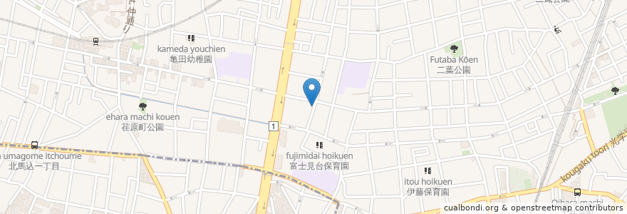 Mapa de ubicacion de 荏原営業所 en Japón, Tokio, Shinagawa.