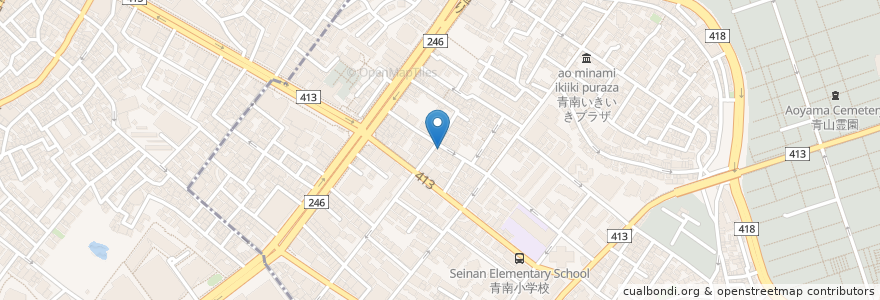 Mapa de ubicacion de brasserie holoholo en Japan, Tokio, 渋谷区.