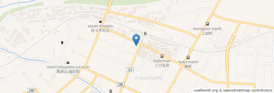 Mapa de ubicacion de 遠野駅前薬局 en Giappone, Prefettura Di Iwate, 遠野市.