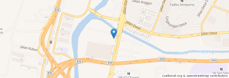 Mapa de ubicacion de AmBank en Malásia, Selangor, Kuala Lumpur.
