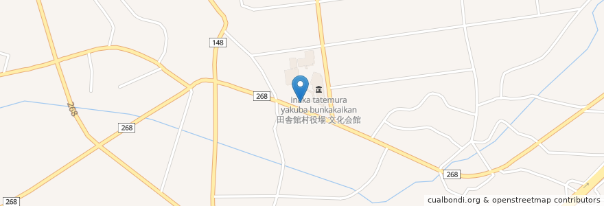 Mapa de ubicacion de 青森銀行 en Japan, Präfektur Aomori, 南津軽郡, 田舎館村.