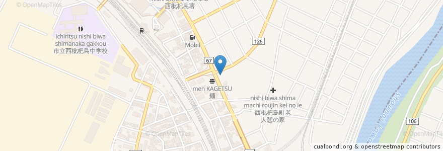Mapa de ubicacion de 三菱東京UFJ銀行 en 日本, 愛知県, 清須市.
