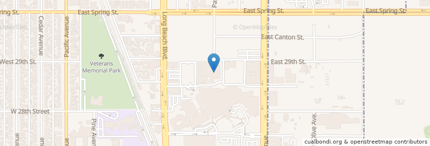 Mapa de ubicacion de Children's Clinic en États-Unis D'Amérique, Californie, Los Angeles County, Long Beach.
