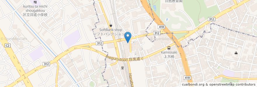 Mapa de ubicacion de 高田屋 en 日本, 東京都, 品川区.