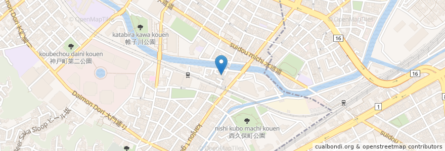 Mapa de ubicacion de おもいで横町 en 일본, 가나가와현, 요코하마시.