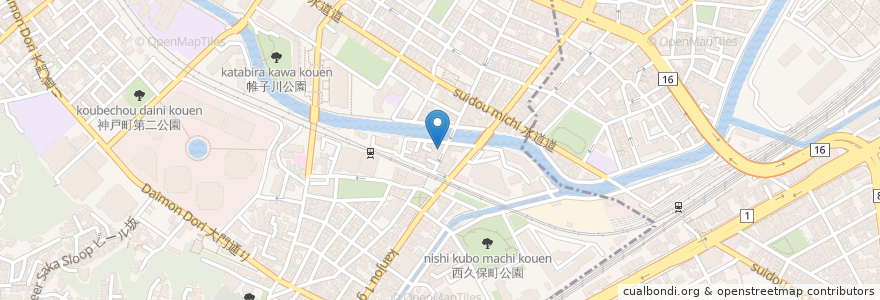 Mapa de ubicacion de 極味家(家系ラーメン) en Jepun, 神奈川県, 横浜市.