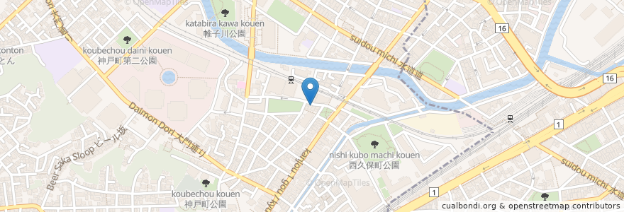 Mapa de ubicacion de いっすんぼうし en ژاپن, 神奈川県, 横浜市.