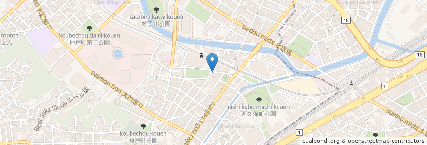 Mapa de ubicacion de 欧風カレー ア・ラ・ブッフ・シュン en Jepun, 神奈川県, 横浜市.