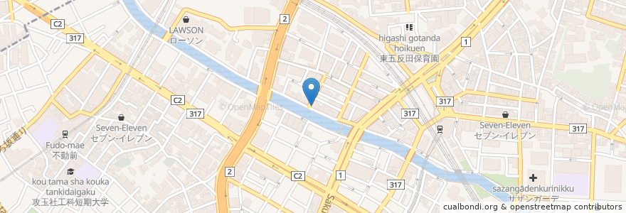 Mapa de ubicacion de あげ福 en Japon, Tokyo, 品川区.