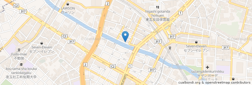 Mapa de ubicacion de デル ペッシュ en 日本, 东京都/東京都, 品川区.