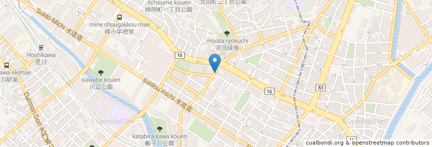 Mapa de ubicacion de ポッカサッポロ en 日本, 神奈川縣, 横滨市.