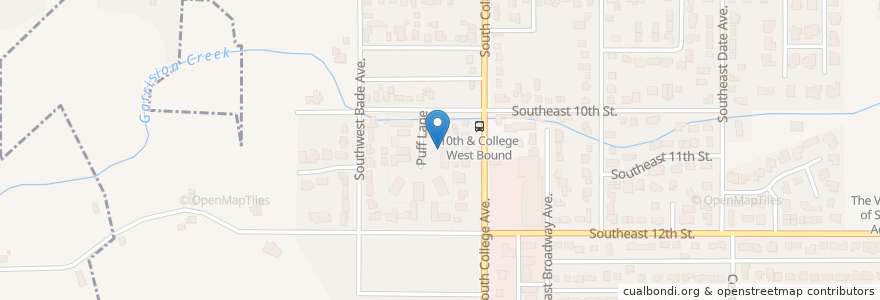 Mapa de ubicacion de SODA Vending Machine en アメリカ合衆国, ワシントン州, Walla Walla County, College Place.