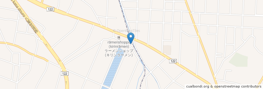Mapa de ubicacion de 東毛地区共同輸送サービスセンター en Japan, Präfektur Gunma, 邑楽郡, 邑楽町.