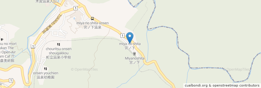 Mapa de ubicacion de Idemitsu en 日本, 神奈川県, 足柄下郡, 箱根町.