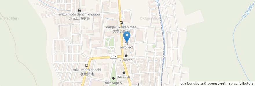 Mapa de ubicacion de カフェ 居酒屋 おぶりがぁど en Япония, Хоккайдо, Округ Ибури, Ноборибэцу.