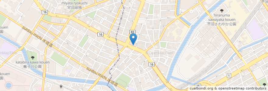 Mapa de ubicacion de PUB　ボルト en Japan, 神奈川県, Yokohama, 西区.