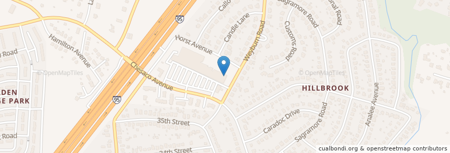 Mapa de ubicacion de Cletus A. Fonmedig, DdS, LLC en Соединённые Штаты Америки, Мэриленд, Baltimore County.