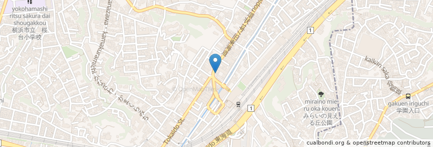 Mapa de ubicacion de 立ち呑み屋 en 일본, 가나가와현, 요코하마시, 保土ヶ谷区.