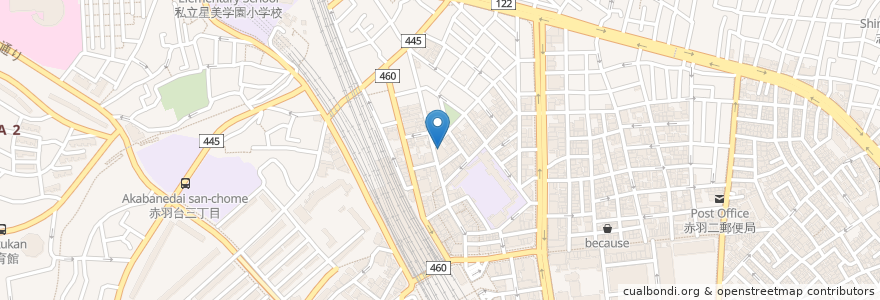 Mapa de ubicacion de Teenage Blue en Japonya, 東京都, 北区.
