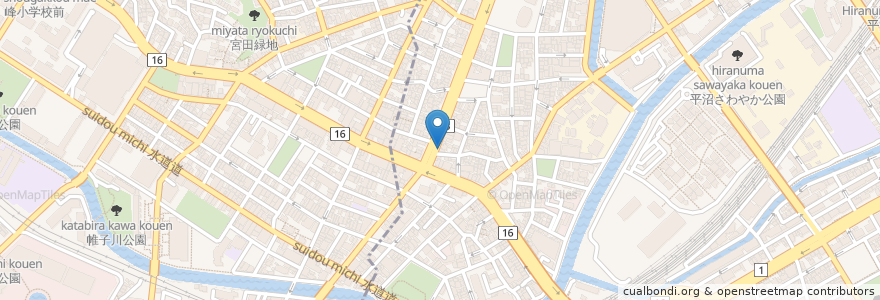 Mapa de ubicacion de 中華 福屋 en 日本, 神奈川縣, 横滨市.