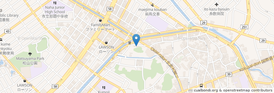 Mapa de ubicacion de ヒマワリ動物病院 en 일본, 오키나와현, 나하 시.