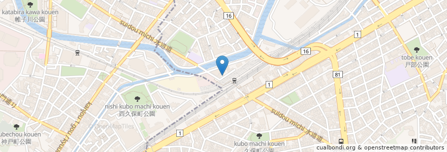 Mapa de ubicacion de 加一食堂 en ژاپن, 神奈川県, 横浜市, 西区.