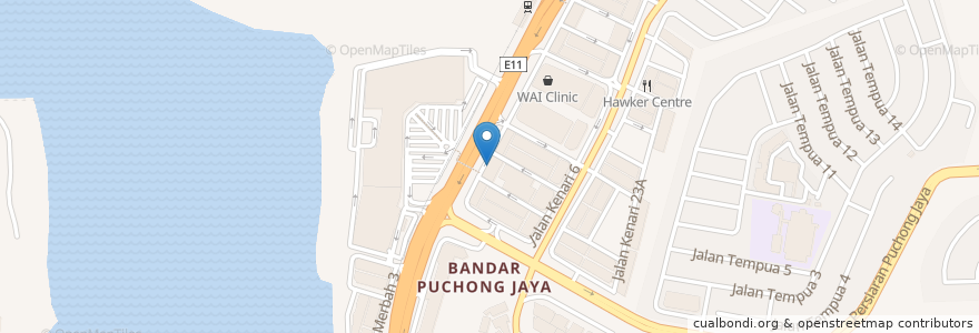 Mapa de ubicacion de Mafana en 말레이시아, 슬랑오르, Majlis Bandaraya Subang Jaya.