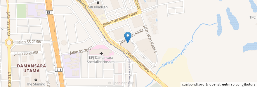 Mapa de ubicacion de POS Malaysia TTDI Collection Center en Malaysia, Selangor, Petaling Jaya.