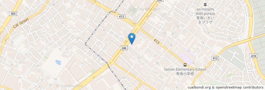 Mapa de ubicacion de Pier's Cafe en Japonya, 東京都, 渋谷区.