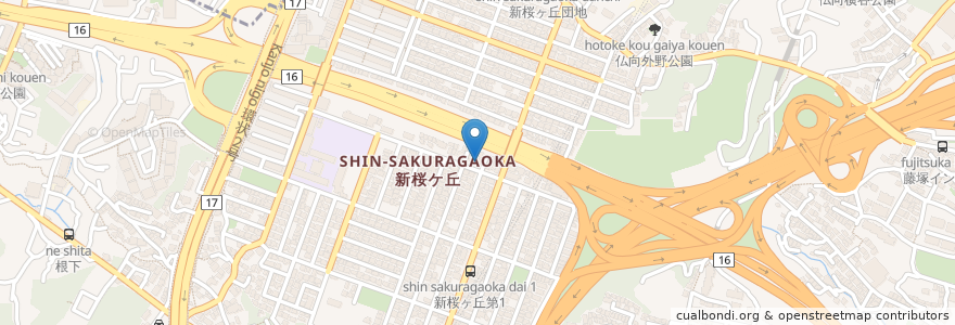 Mapa de ubicacion de 定食いそだ en Japonya, 神奈川県, 横浜市, 保土ヶ谷区.
