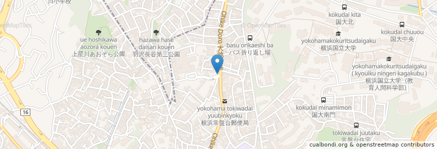 Mapa de ubicacion de 薬樹薬局 en Giappone, Prefettura Di Kanagawa, 横浜市, 保土ヶ谷区.