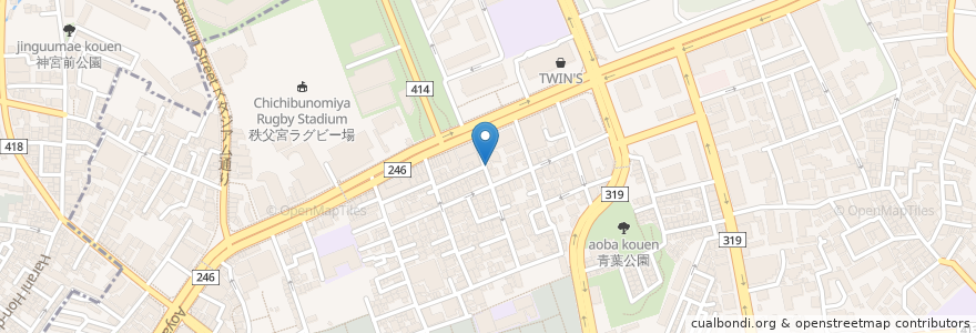Mapa de ubicacion de Eight Coffee en Япония, Токио, Минато.
