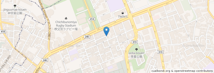 Mapa de ubicacion de ゆんたく en Giappone, Tokyo, Minato.