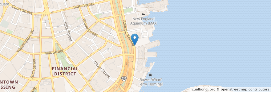 Mapa de ubicacion de Bluebikes en 미국, 매사추세츠, Suffolk County, Boston.