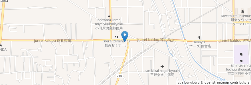Mapa de ubicacion de ミスタードーナツ en Japan, Präfektur Kanagawa, 小田原市.