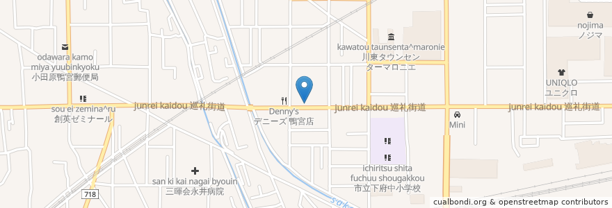 Mapa de ubicacion de ほっともっと en اليابان, كاناغاوا, 小田原市.
