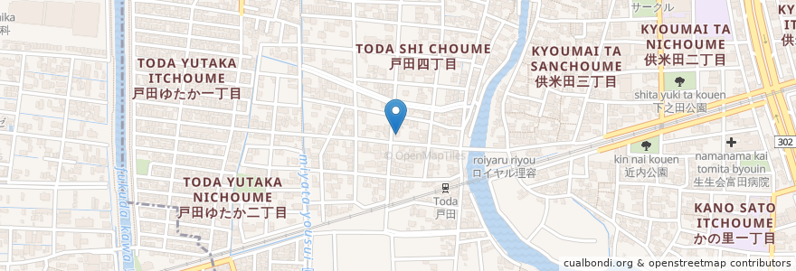 Mapa de ubicacion de ケン歯科クリニック en اليابان, 愛知県, 名古屋市, 中川区.