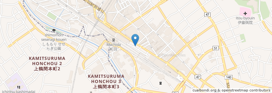 Mapa de ubicacion de オリックスレンタカー en Jepun, 東京都, 町田市.
