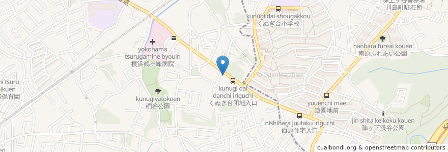 Mapa de ubicacion de 居酒屋 おかあちゃん en 日本, 神奈川県, 横浜市, 旭区.