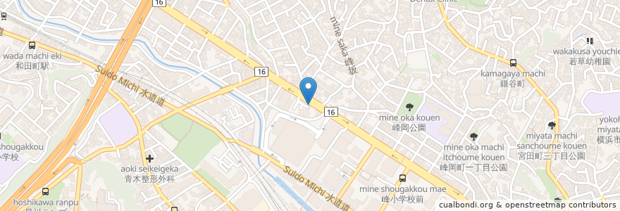 Mapa de ubicacion de 札幌ラーメン 来々軒 en 일본, 가나가와현, 요코하마시, 保土ヶ谷区.