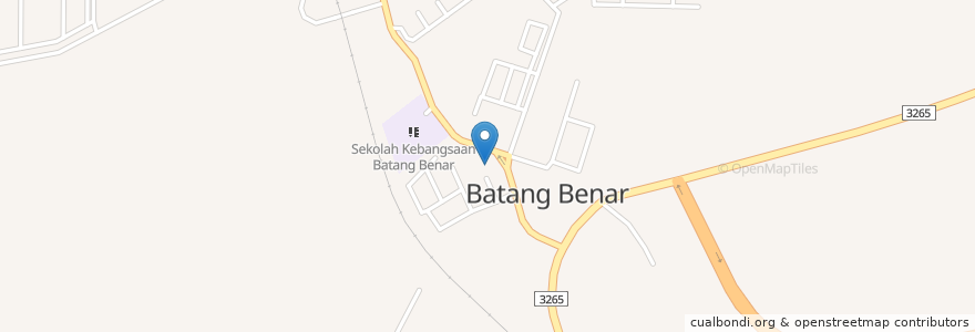 Mapa de ubicacion de Masjid Batang Benar en Malaysia, Negeri Sembilan, Seremban.