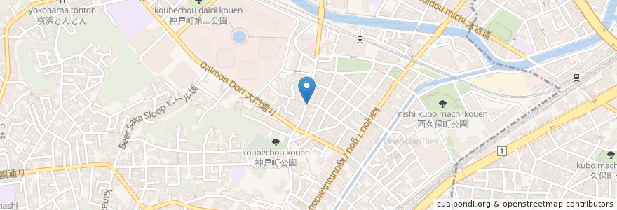 Mapa de ubicacion de 魚河岸 紀文 en 日本, 神奈川縣, 横滨市, 保土ヶ谷区.